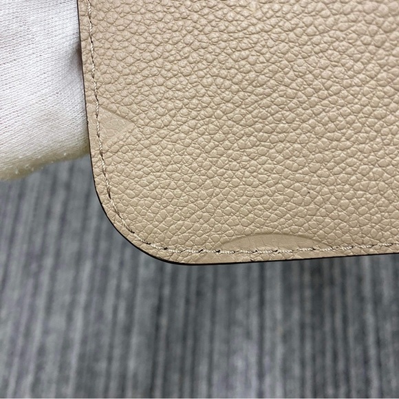 🎀 Louis Vuitton Turtle Dove Monogram Giant Empreinte Leather Neverfull Pochette - Picture 15 of 15